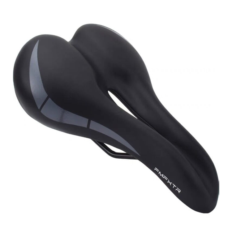 FMFXTR Hollow Breathable Bicycle Saddle - Black