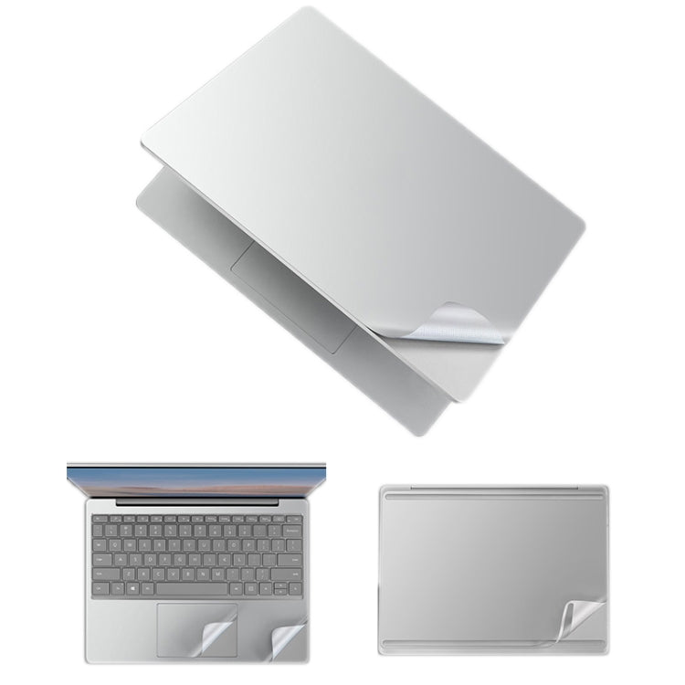 JRC 4-in-1 Protective Film Set for Surface Laptop Go 12.4 (Bright Platinum)