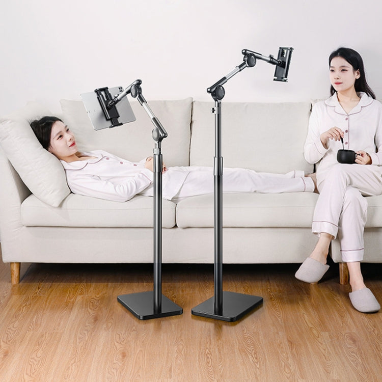 1.4m Turbo Self-locking Bracket for Mobile Phones and Tablets with 360-Degree Rotation and Anti-shake Feature