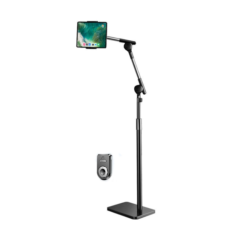 Turbo Self-locking Mobile Phone Tablet Bracket with Remote Control and 1.6m Extendable Arm