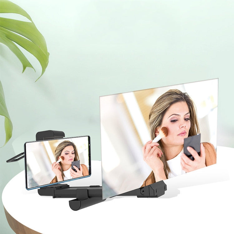 F22 Mobile Phone Screen Amplifier with Adjustable Position and High-Definition Zoom (Black)