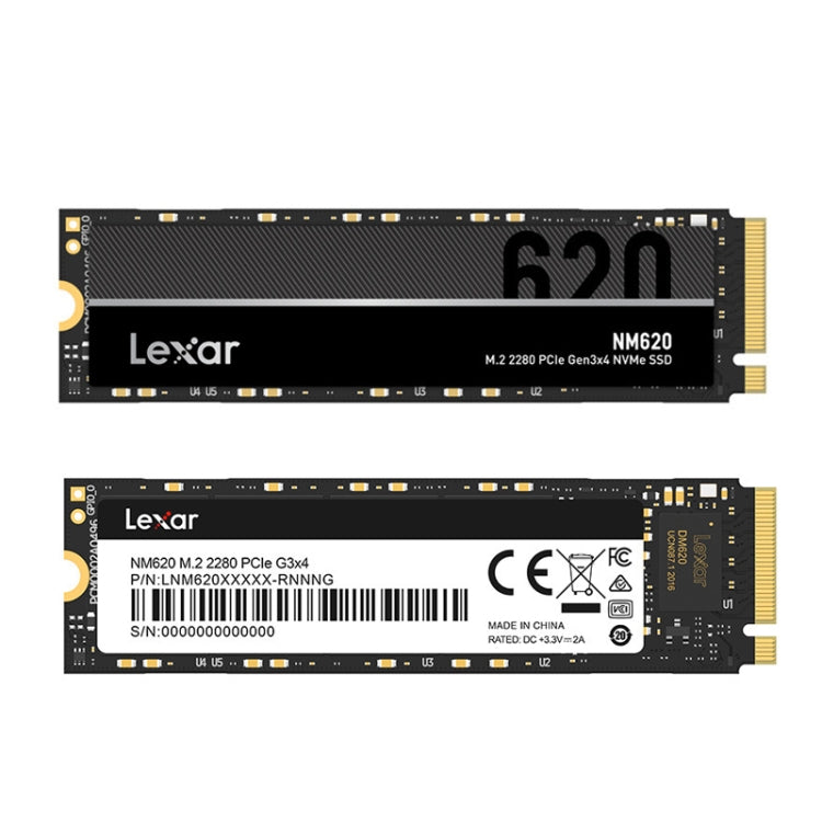 Lexar NM620 256GB Large Capacity NVME SSD for Gaming and Intensive Workloads