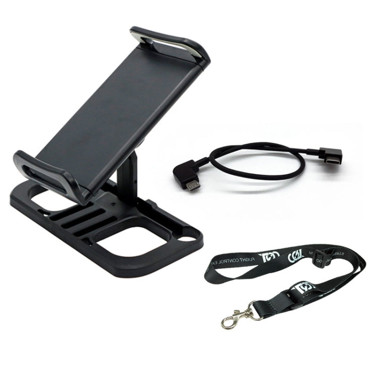 Drone Tablet Holder Stand with Lanyard and Micro USB Line
