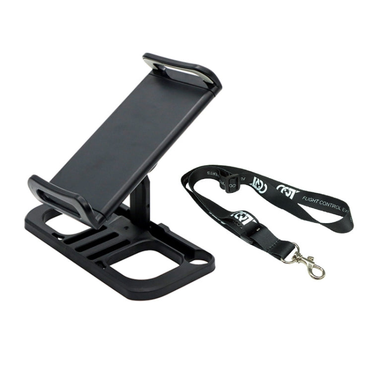Drone Tablet Holder with Adjustable Clip and Lanyard