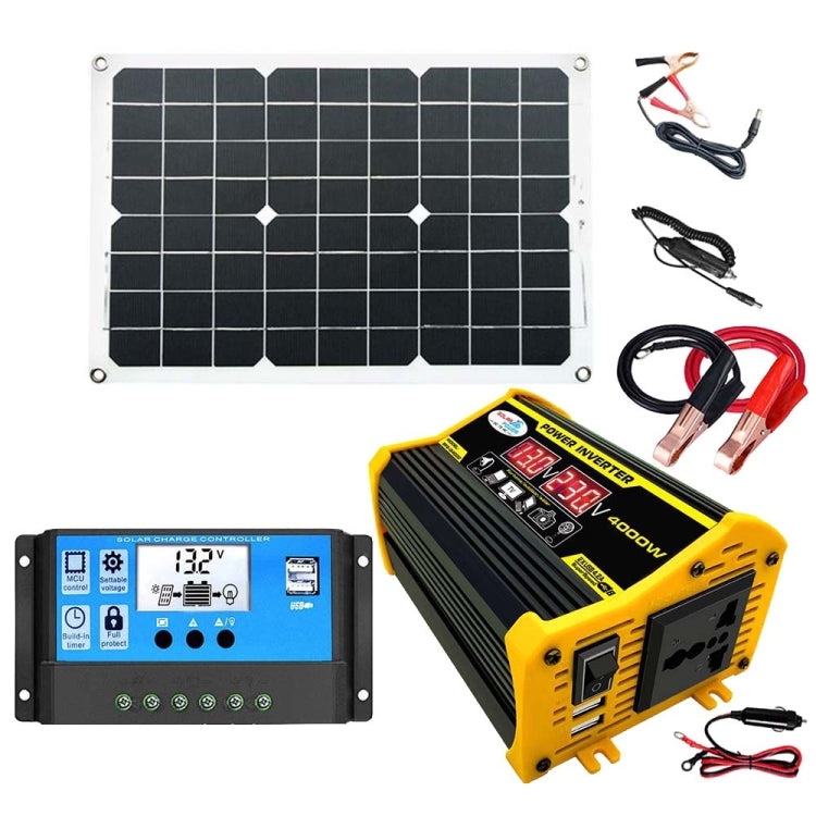 Off-Grid Home Solar Generator with Inverter, Controller, and 18W Solar Panel