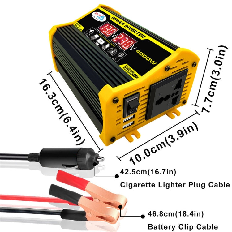 Home Solar Generator Inverter with 30A Controller and 18W 12V Solar Panel, Black 12V To 110V