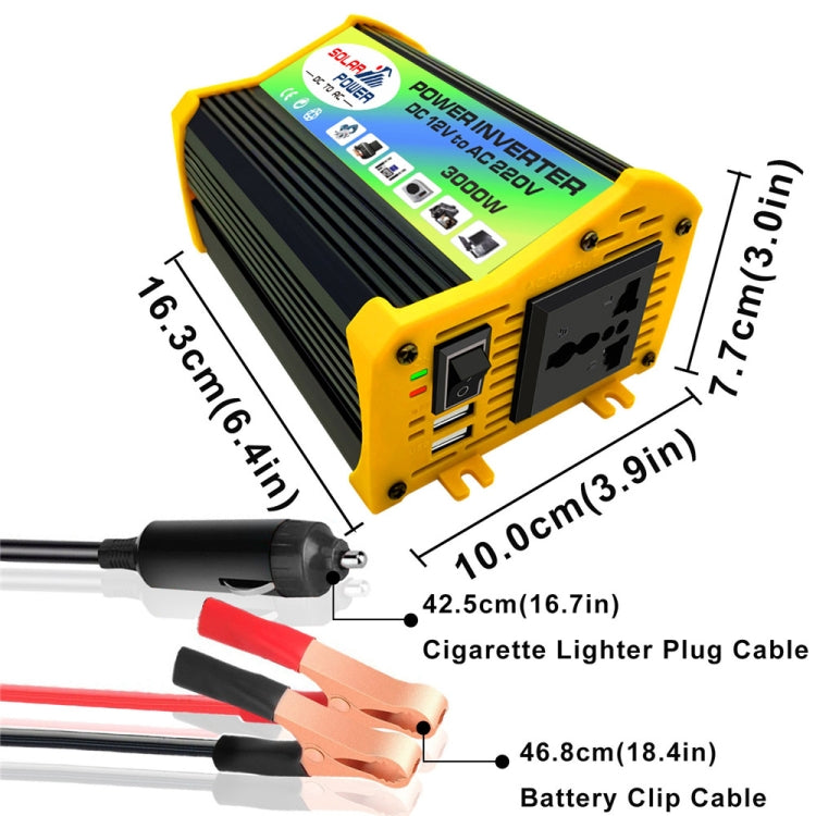 Portable Home Solar Power Kit with 300W Inverter, 30A Controller, and 18W 12V Solar Panel