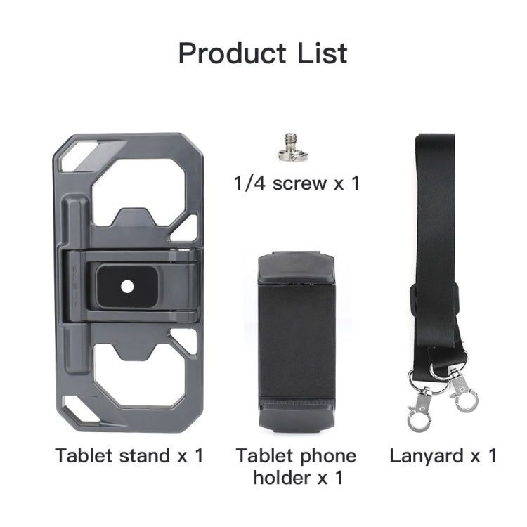 Hands-Free RCSTQ Remote Control Tablet Holder with Lanyard for DJI Mini 3 Pro/Mavic 3 /Mini SE
