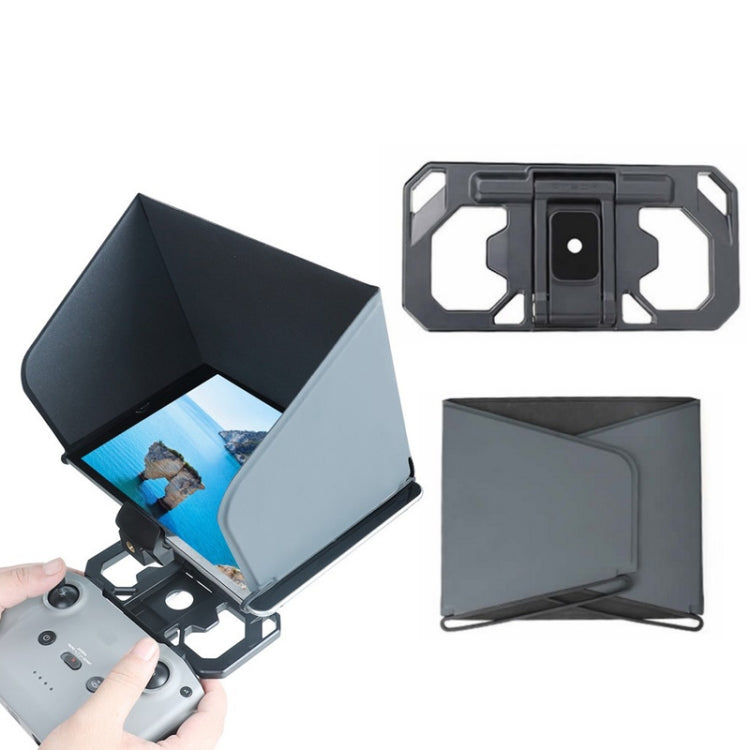 RCSTQ Portable Foldable Remote Control Tablet Holder with Lanyard and 18cm Hood for DJI Mini 3 Pro/Mavic 3 /Mini SE