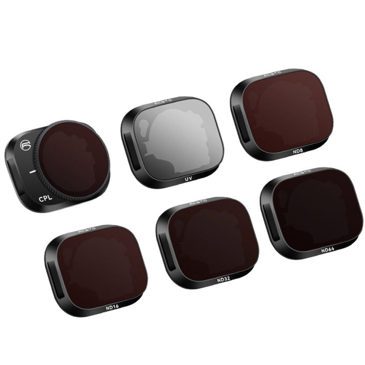 Aluminum Alloy 6 In 1 Set Adjustable Filters for DJI Mini 3 Pro