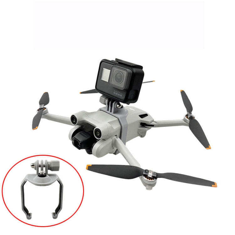 Expansion Bracket for DJI Mini 3 Pro Allows Installation of Camera with 1/4 Nut Hole or Gopro Connector - Lightweight and Durable