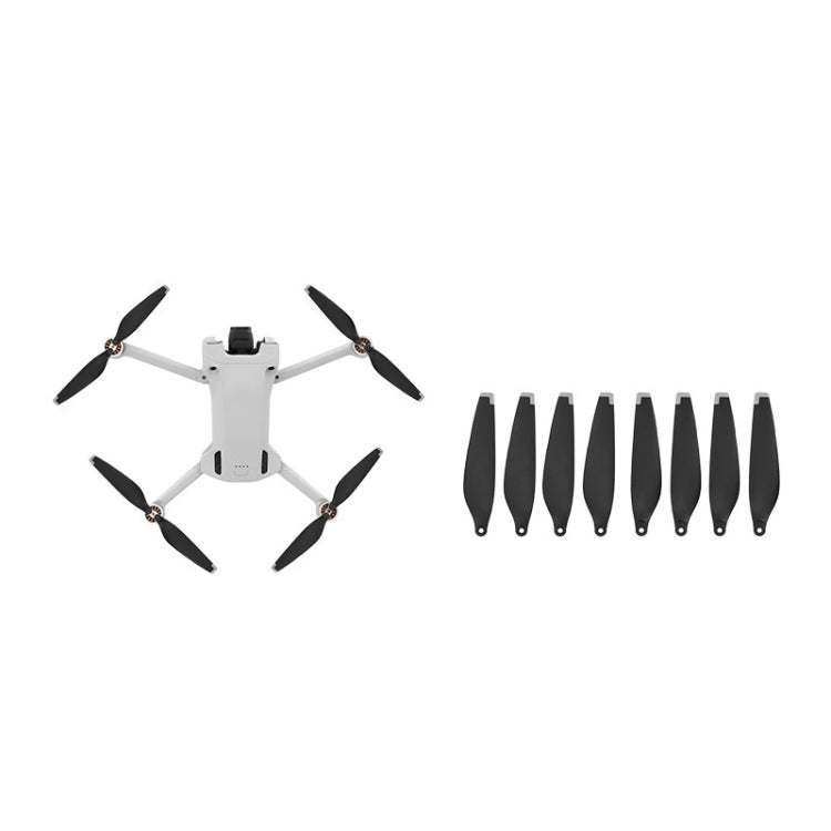 8 PCS 6030F Colorful Double-Sided Propellers for DJI Mini 3 Pro - Silver Tip