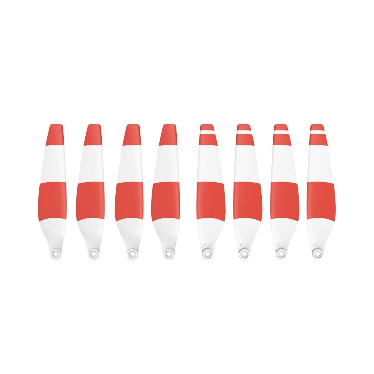 8-Piece Colorful Low-Noise Wing Propellers for DJI Mini 3 Pro - White Red
