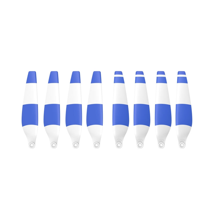 8 PCS 6030F Double Sided Colorful Low Noise Wing Propellers for DJI Mini 3 Pro - White Blue