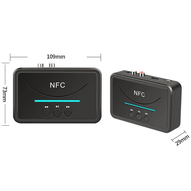 BT-200 NFC Bluetooth Wireless Audio Receiver U Disk Player with HiFi Sound and USB Playback