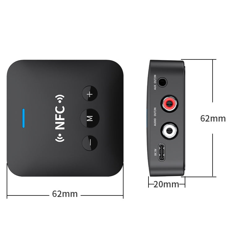 AFK-A10 NFC Bluetooth Receiver Transmitter for Car Speaker Systems