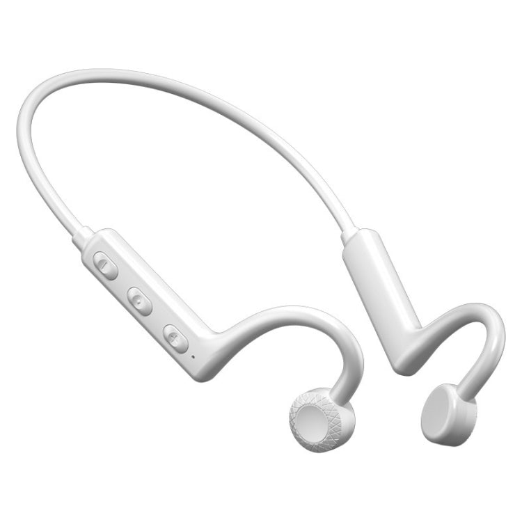 KS-19 Bluetooth Headset with Bone Conduction Technology White