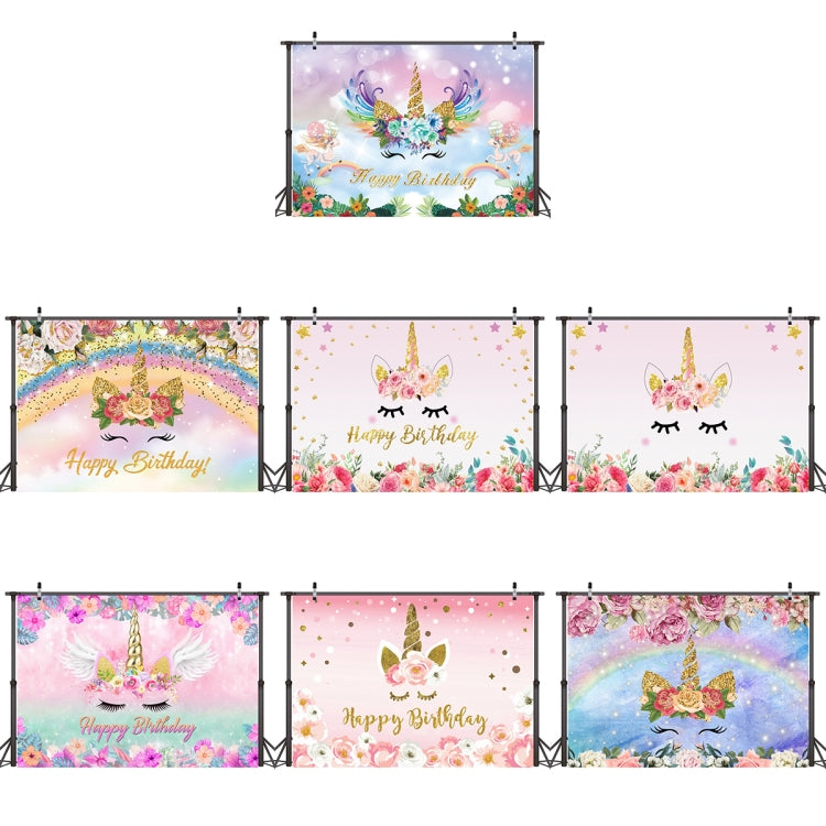 Unicorn Photography Background Cloth - 210cm x 150cm