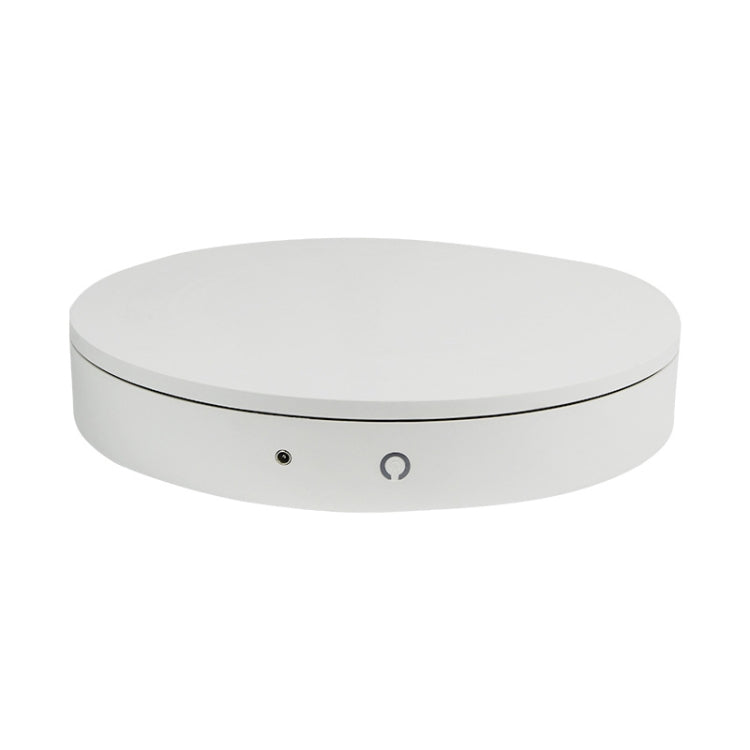 Electric Rotating Display Stand Turntable with Adjustable Speed and Chinese Plug (White)