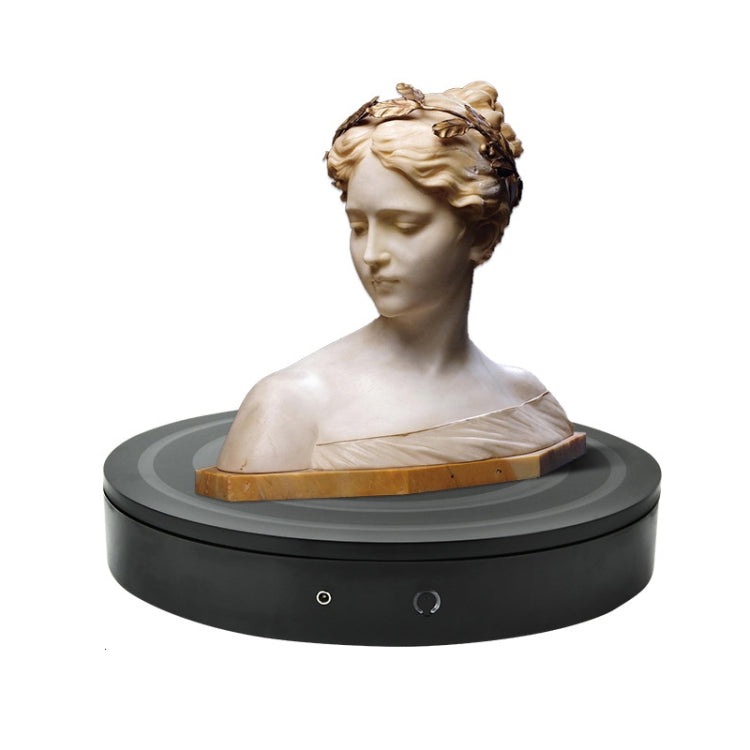 Electric Rotating Display Stand Electric Turntable	with Chinese Plug(Black)