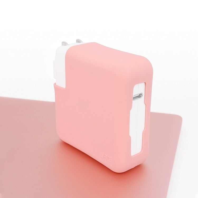 JRC Silicone Protective Case for Macbook Pro16 A2485 (2021) Power Adapter - Rose Pink