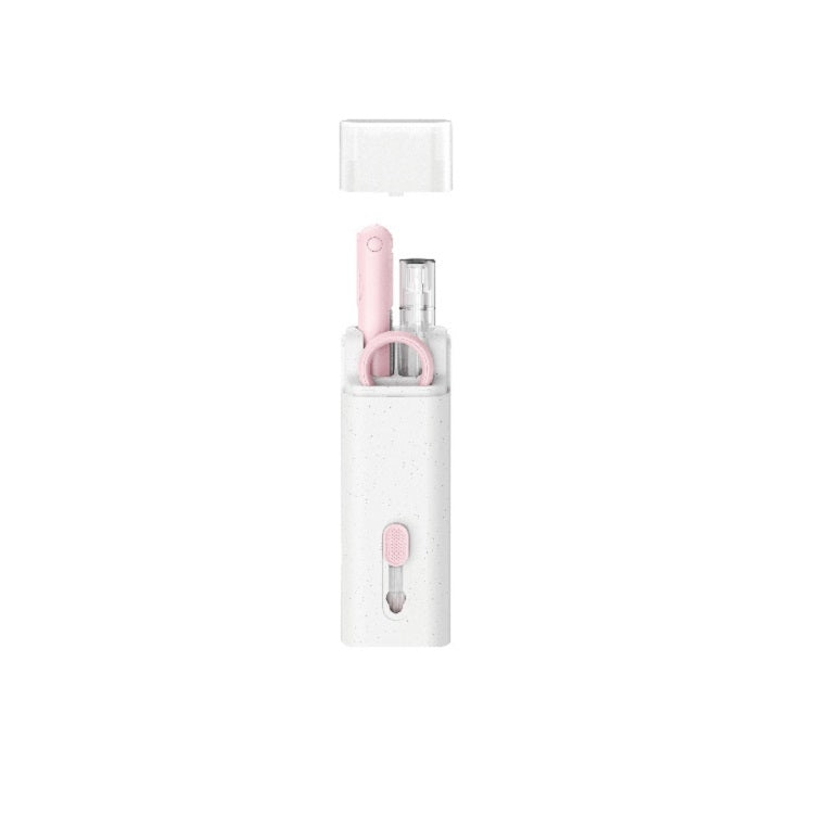 Bluetooth Earphone 2-Piece Multi-function Cleaning Set (White)
