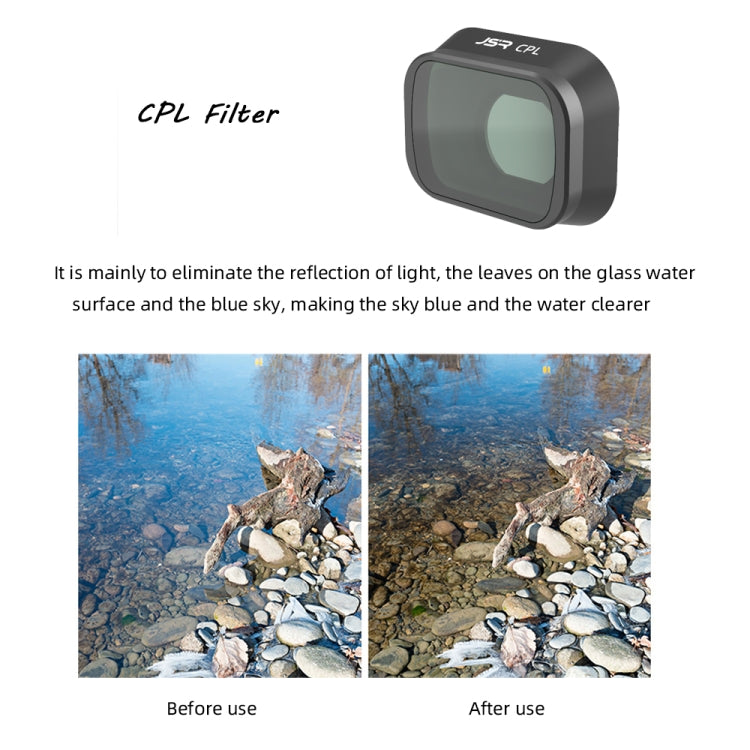 JUNESTAR Filters for DJI Mini 3 Pro: CPL JSR-1663-02, High-Definition Imaging and Versatile Functionality