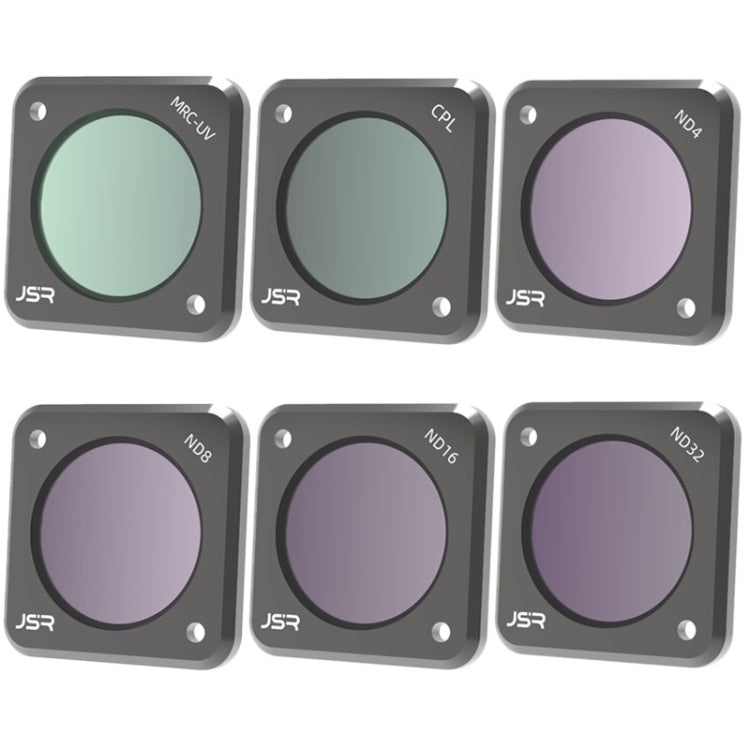 JSR Action Camera Filters for DJI Action 2 - CS-6IN1