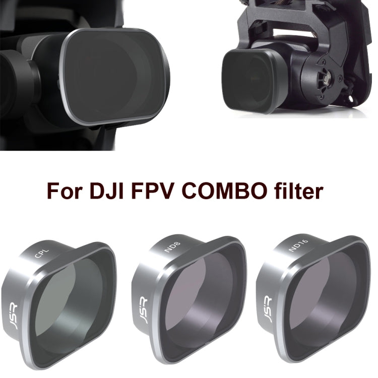 JSR Drone Filters ND8PL for DJI FPV COMBO - Enhanced Photography Accessories