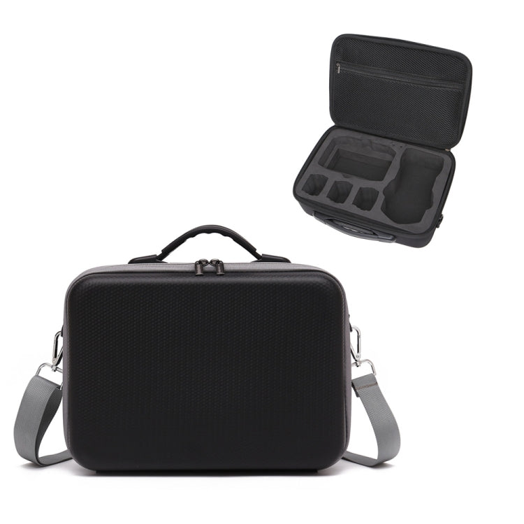 Shoulder Messenger Bag for DJI Mavic Air 2/Air 2S - Black Diamond Pattern PU Material
