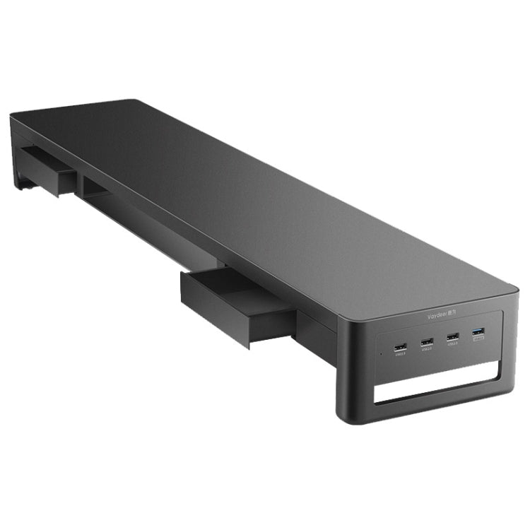 Vaydeer Multifunctional Desktop Widening Monitor Rack with USB 3.0+3xUSB 2.0 Drawing-Type Design