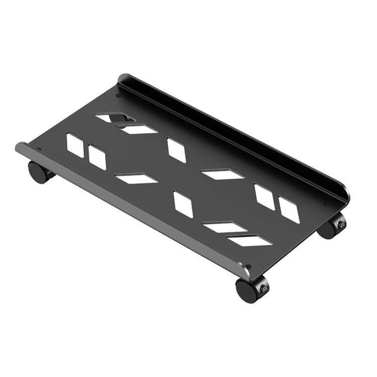 Office Desktop Computer Host Removable Bracket Shelf with 360° Rotation