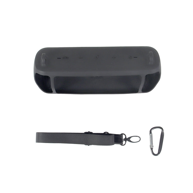 Anker Soundcore Motion+ Silicone Case with Shock Absorption and Carrying Strap (Black)