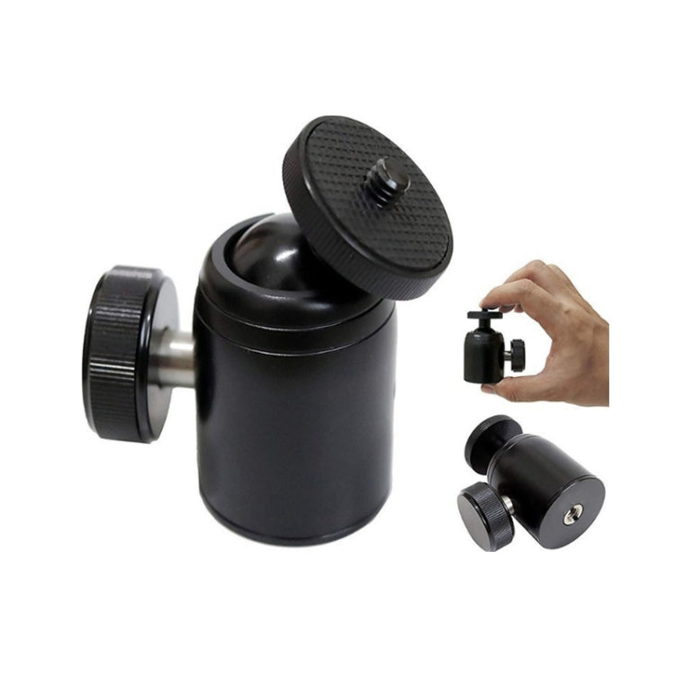 2-Pack Q35 Metal Spherical Gimbal for Photography (Black)