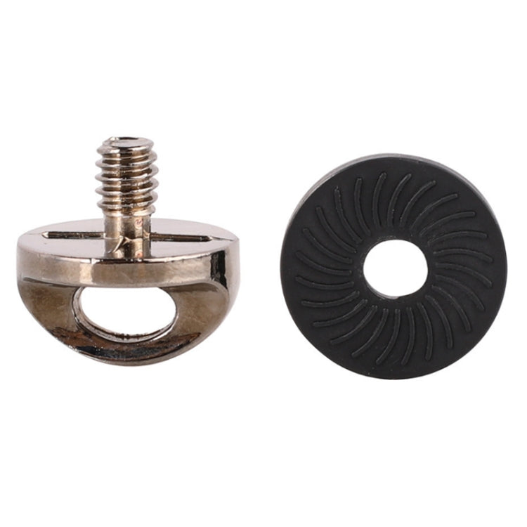 5-Piece 1/4 Inch Digital Camera Base Screw Set with Connecting Ring