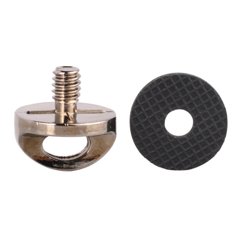 5 Pieces 1/4 Digital Camera Base Screw with Plaid Pattern