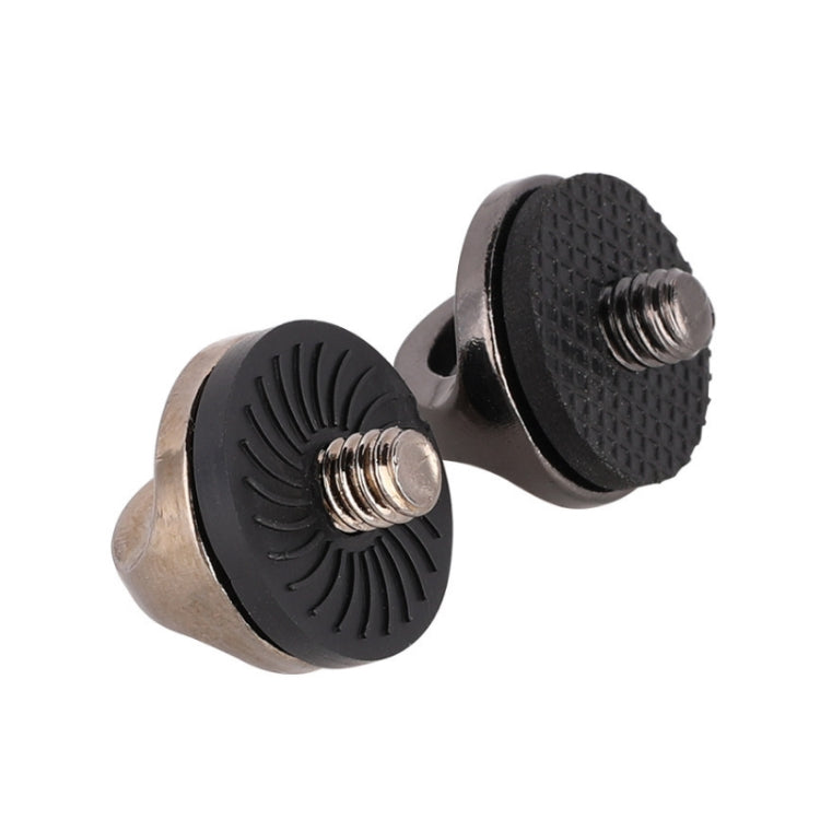 5 Pieces 1/4 Digital Camera Base Screw with Plaid Pattern