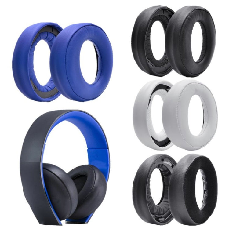 2-Pack Blue Headband Sponge Covers for SONY PS3 PS4 7.1 Gold Headphones