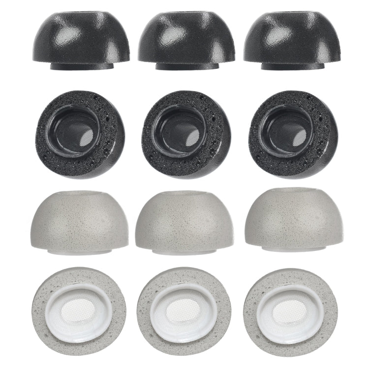 Upgrade Kit for TWS Airpods Pro: Memory Foam Ear Caps (Medium Black, 2 PCS)