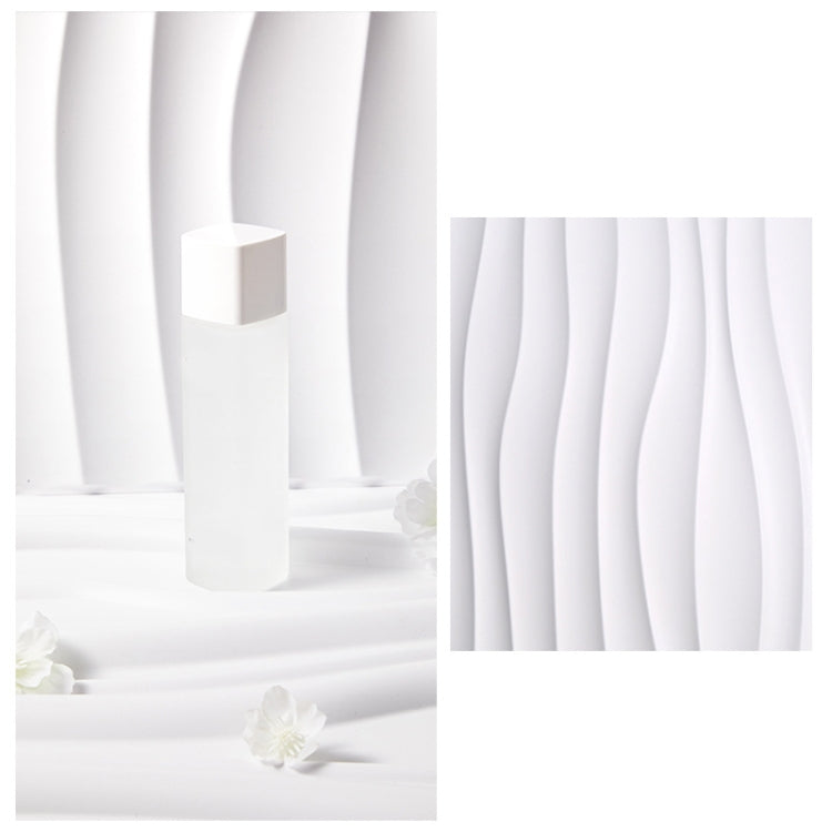PVC Stereo 3D Shooting Background Board, 50 x 50cm, Ripple White