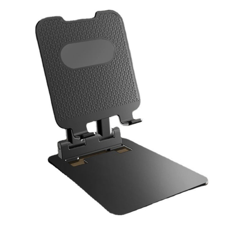 Adjustable Tablet and Phone Folding Bracket Stand - Black (Large)
