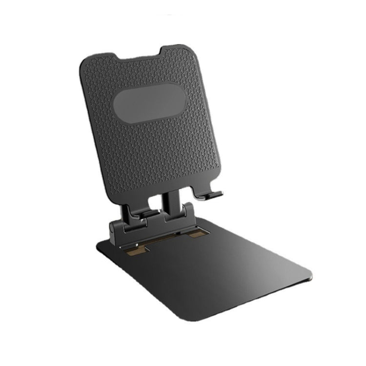 Adjustable Tablet and Phone Folding Bracket, Black (Small)
