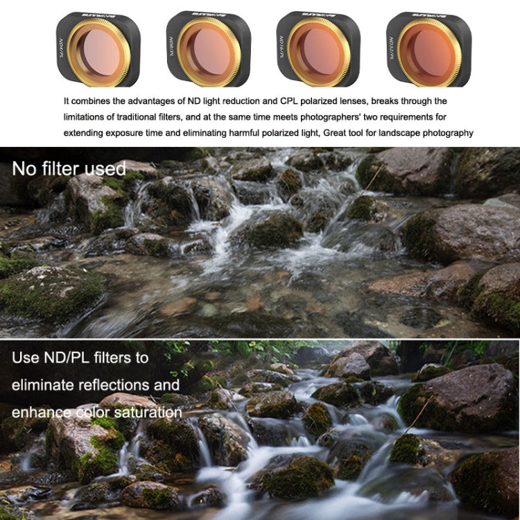 Sunnylife Mini 3 Pro Ultralight Adjustable Camera Filter ND16/PL