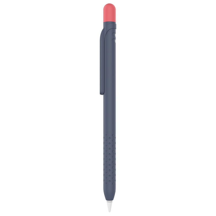 Colorblock Magnetic Silicone Pen Holder for Apple Pencil 1 (Midnight Blue)
