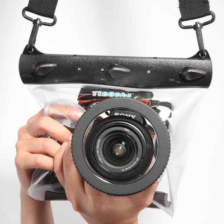 Tteoobl 20m Underwater Diving Camera Housing Case Pouch - Medium Size (Frosted Transparent)