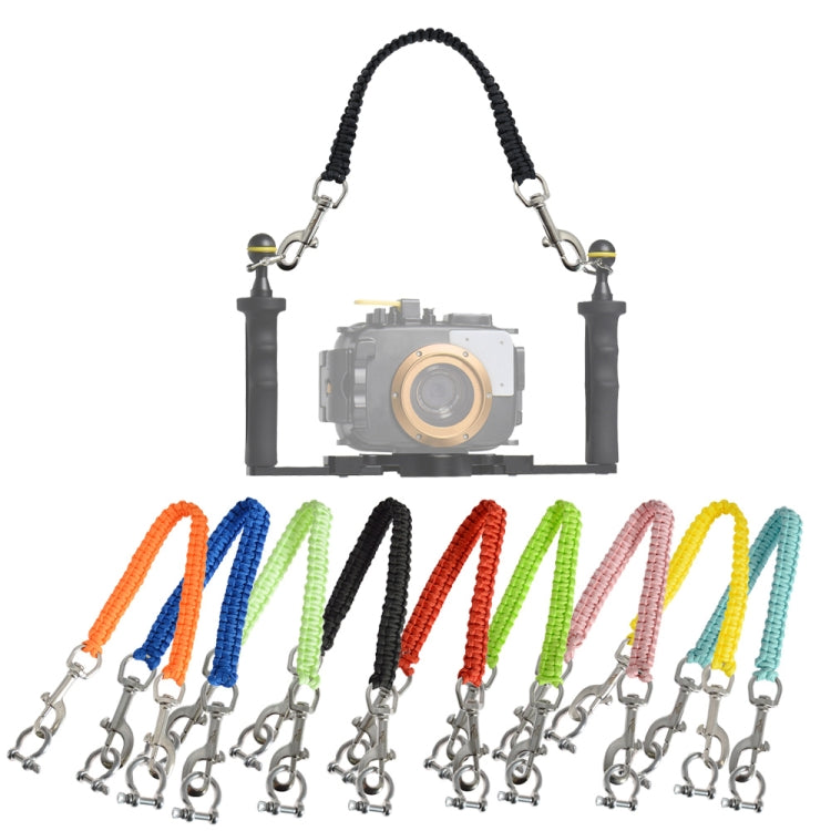 Diving Camera Tray Handle Rope Lanyard Strap - Orange