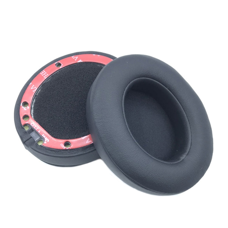 Breathable Leather Headphone Covers for Beats Studio 2/3 - Black (2 PCS)