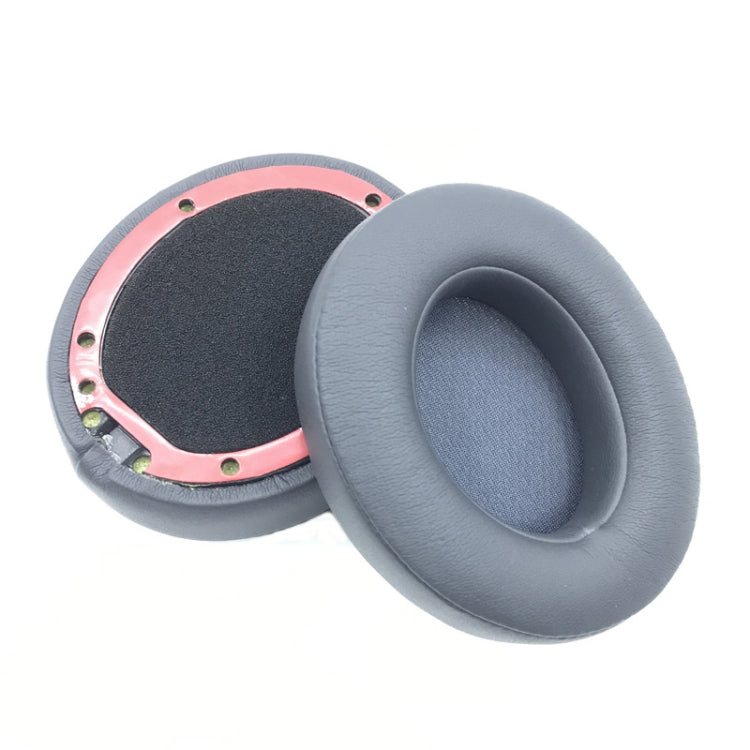 Titanium Gray Leather Headphone Covers for Beats Studio 2/3 - Set of 2