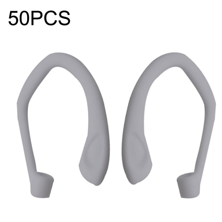 Non-Slip Silicone Ear Hooks for Apple AirPods Pro (White) - Pack of 50