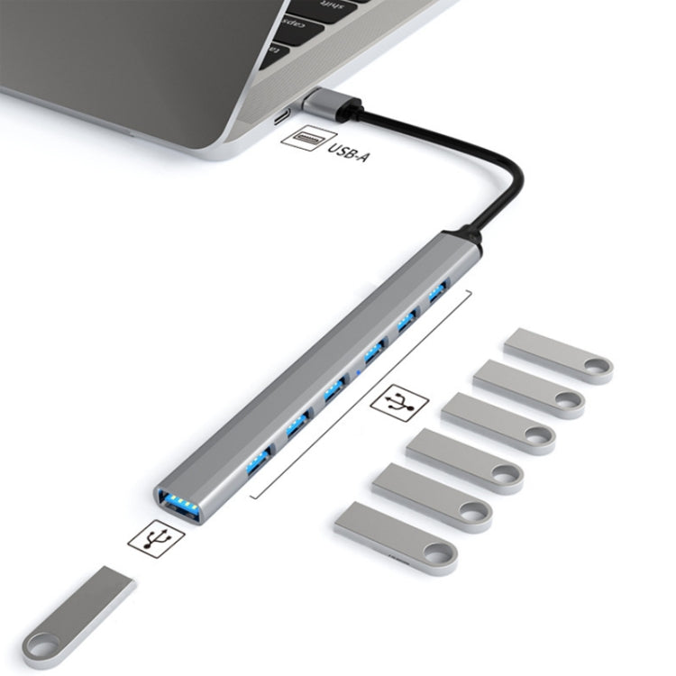 7 in 1 USB3.0 Docking Station with Laptop Multifunctional HUB (USB Interface)